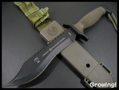 ナイフショップのおすすめナイフ Armada アルマダ 大型 サバイバルナイフ シース付 新品